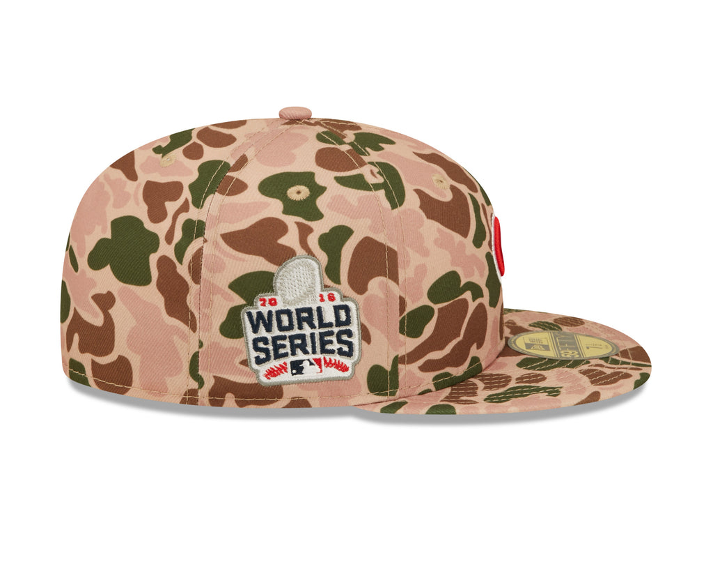 Chicago Cubs New Era 2016 World Series Duck Camo 59FIFTY Fitted Hat product image 4, provided for visual reference and