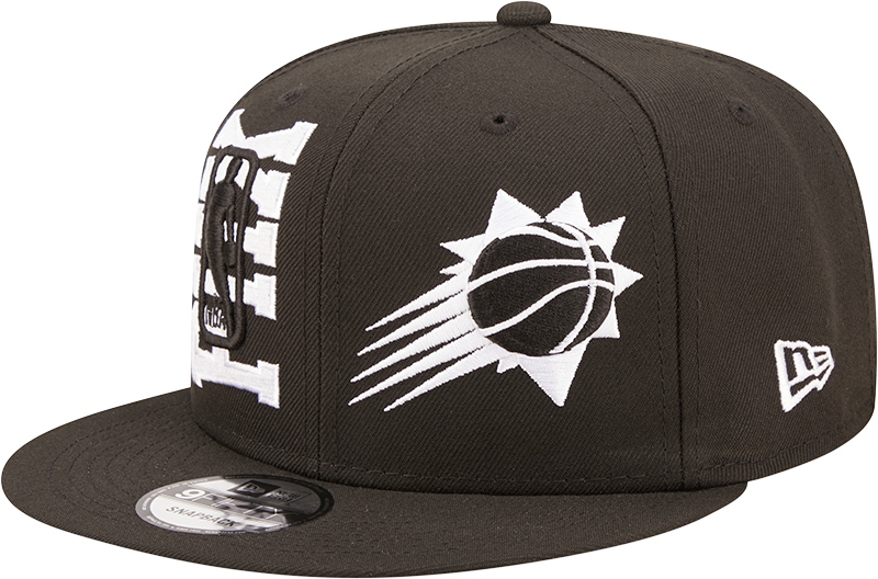 Phoenix Suns New Era Black 2022 NBA Draft 9FIFTY Snapback Hat product image 1, provided for visual reference and product