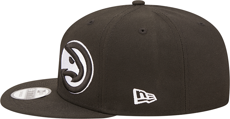 Atlanta Hawks New Era Black 2022 NBA Draft 9FIFTY Snapback Hat product image 6, provided for visual reference and product