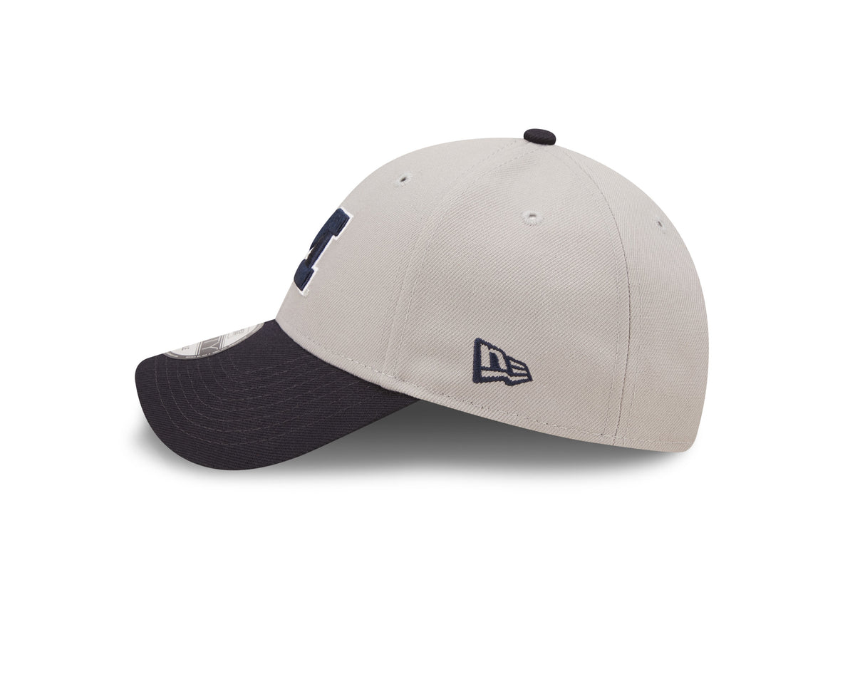 Michigan Wolverines Tide 2 Tone Gray/Navy NCAA New Era The League 9Forty Adjustable Hat product image 4, provided for visual