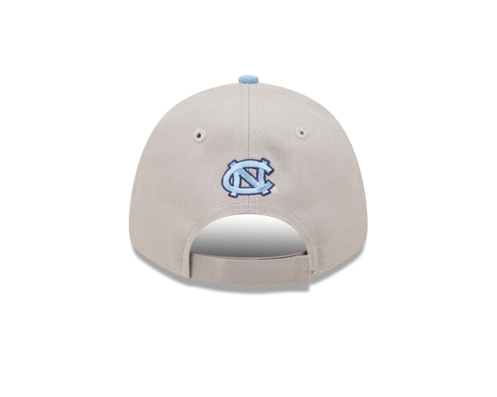 North Carolina Tar Heels 2 Tone Gray/ Sky Blue NCAA New Era The League 9Forty Adjustable Hat product image 6, provided for