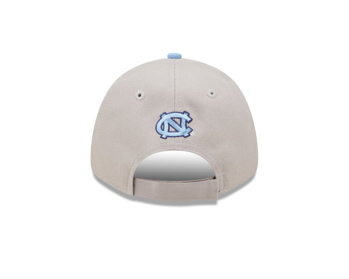 North Carolina Tar Heels 2 Tone Gray/ Sky Blue NCAA New Era The League 9Forty Adjustable Hat product image 6, provided for