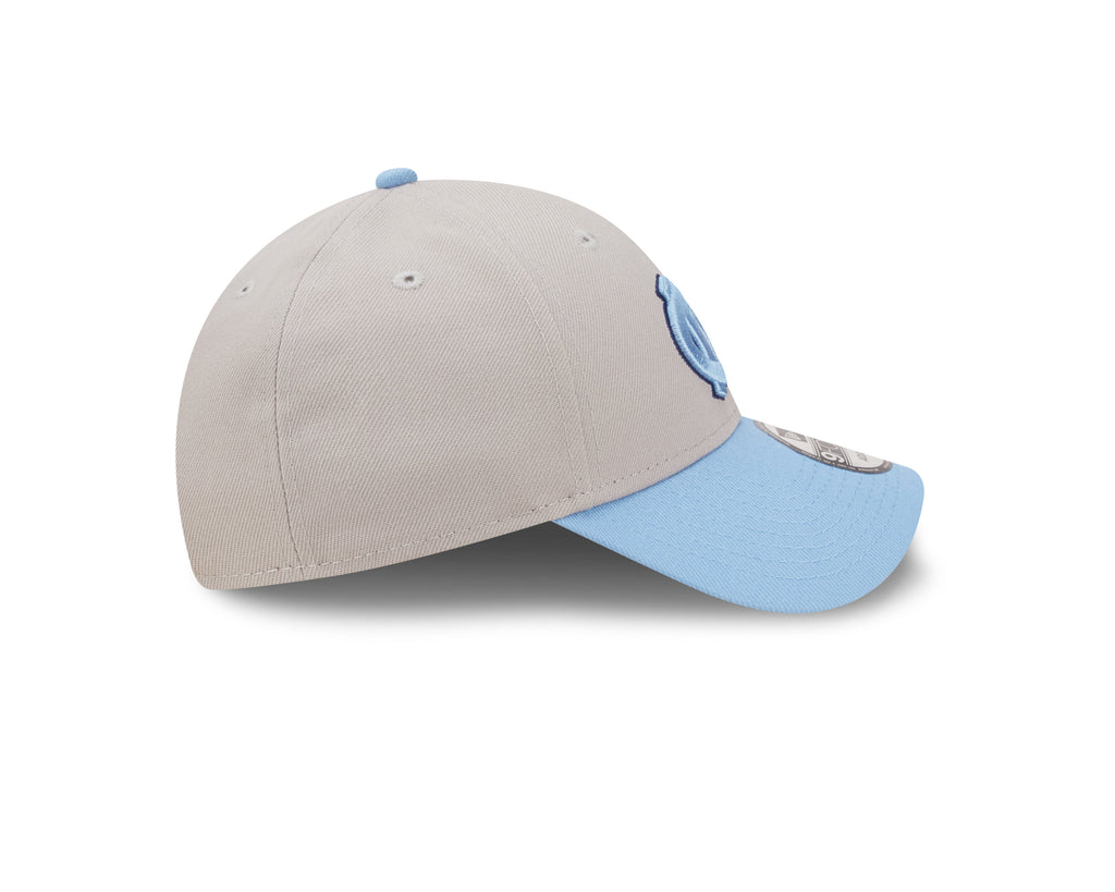 North Carolina Tar Heels 2 Tone Gray/ Sky Blue NCAA New Era The League 9Forty Adjustable Hat product image 4, provided for