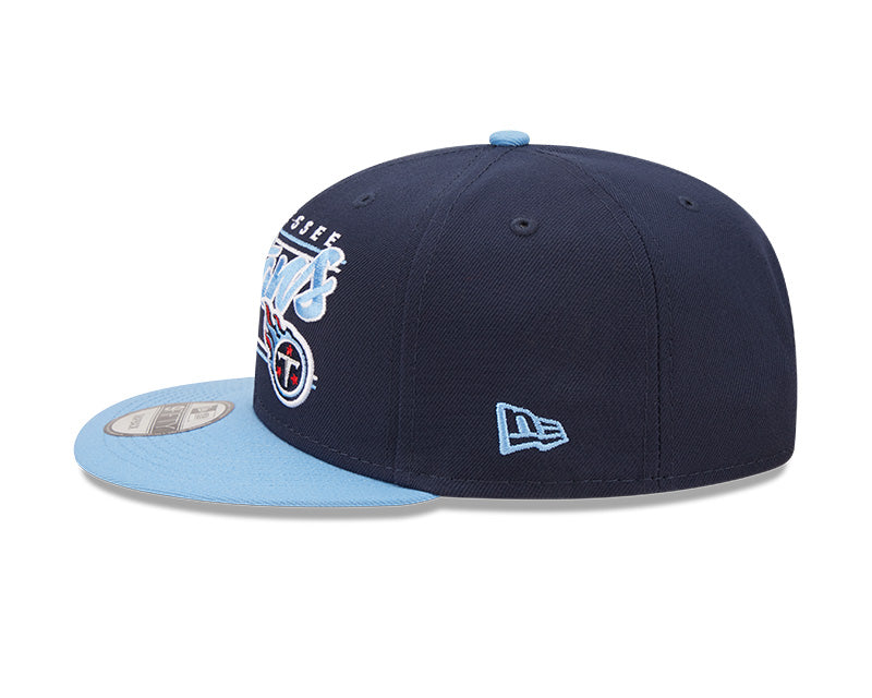 Tennessee Titans New Era Team Script 2 Tone 9FIFTY Snapback Hat product image 4, provided for visual reference and product