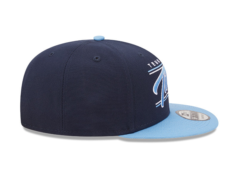 Tennessee Titans New Era Team Script 2 Tone 9FIFTY Snapback Hat product image 5, provided for visual reference and product