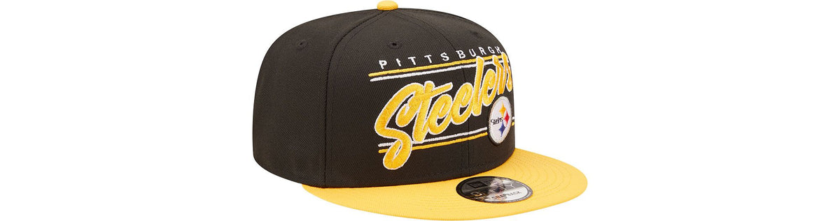 Pittsburgh Steelers New Era Team Script 2 Tone 9FIFTY Snapback Hat product image 3, provided for visual reference and