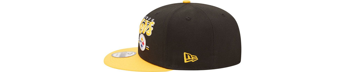 Pittsburgh Steelers New Era Team Script 2 Tone 9FIFTY Snapback Hat product image 5, provided for visual reference and
