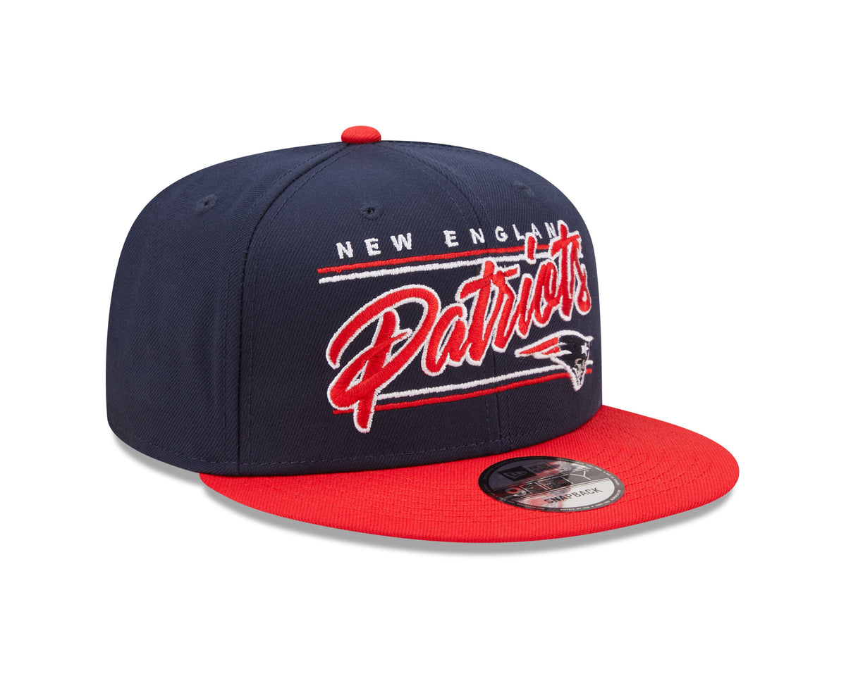 New England Patriots Primary Logo New Era Team Script 2 Tone 9FIFTY Snapback Hat product image 2, provided for visual