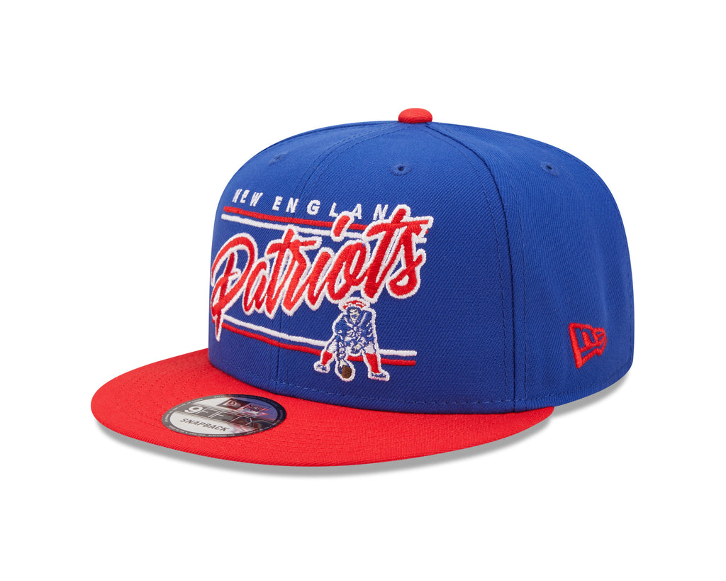 New England Patriots Historic Logo New Era Team Script 2 Tone 9FIFTY Snapback Hat product image 2, provided for visual