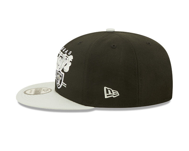 Las Vegas Raiders New Era Team Script 2 Tone 9FIFTY Snapback Hat product image 5, provided for visual reference and product