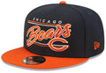 Chicago Bears Primary Logo New Era Team Script 2 Tone 9FIFTY Snapback Hat product image 1, provided for visual reference and