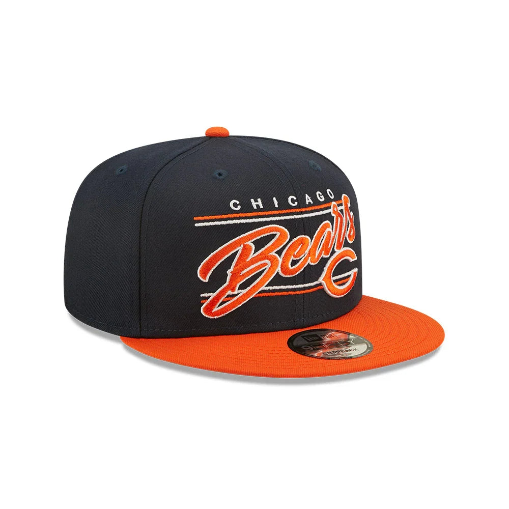 Chicago Bears Primary Logo New Era Team Script 2 Tone 9FIFTY Snapback Hat product image 3, provided for visual reference and
