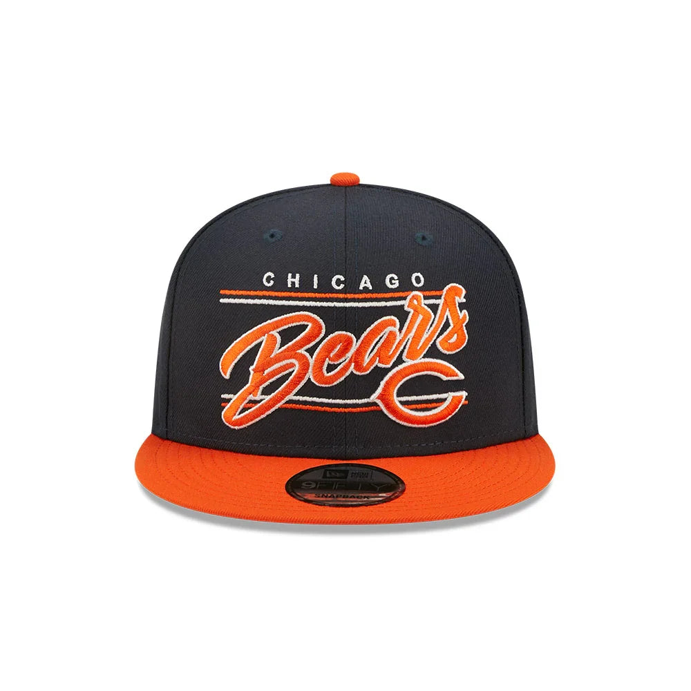 Chicago Bears Primary Logo New Era Team Script 2 Tone 9FIFTY Snapback Hat product image 2, provided for visual reference and