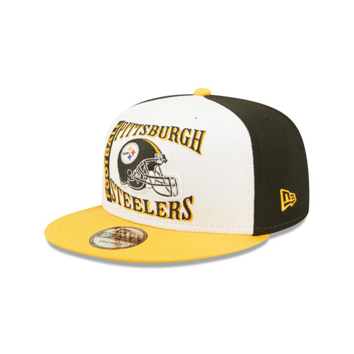 Pittsburgh Steelers Retro Sport 3 Tone New Era 9FIFTY Snapback Hat product image 3, provided for visual reference and