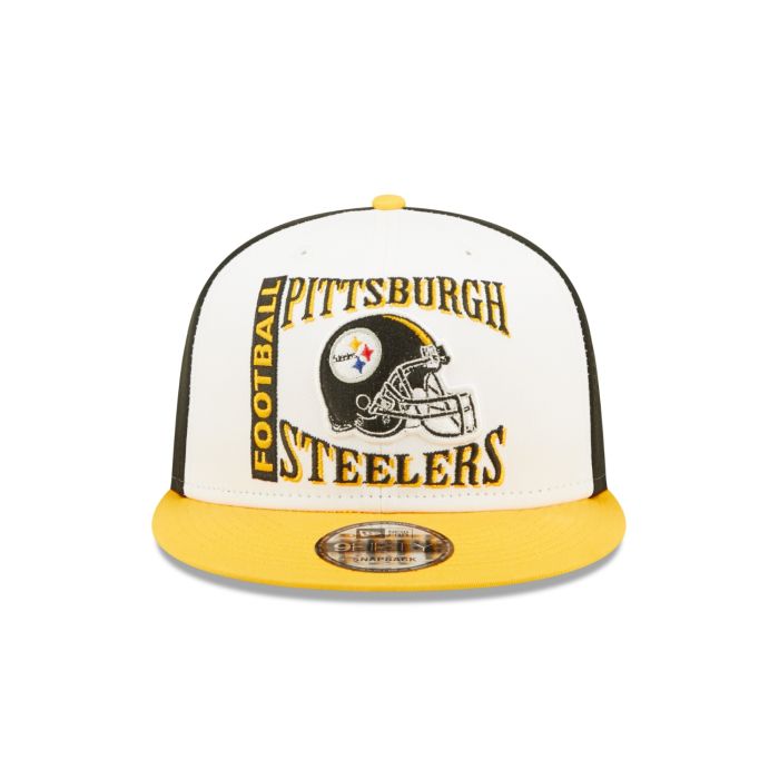 Pittsburgh Steelers Retro Sport 3 Tone New Era 9FIFTY Snapback Hat product image 2, provided for visual reference and