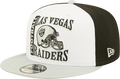 Las Vegas Raiders Raiders Historic Logo Retro Sport 3 Tone New Era 9FIFTY Snapback Hat product image 1, provided for visual