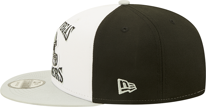 Las Vegas Raiders Raiders Historic Logo Retro Sport 3 Tone New Era 9FIFTY Snapback Hat product image 7, provided for visual
