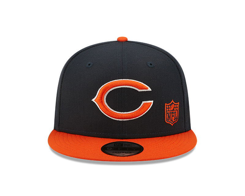 Chicago Bears Primary Logo New Era 2 Tone League Flawless 9FIFTY Snapback Hat product image 2, provided for visual reference