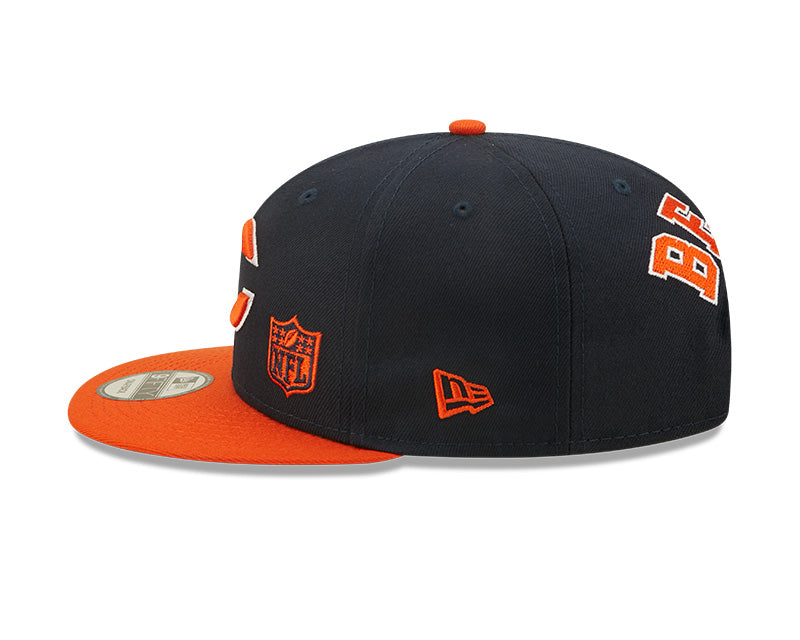 Chicago Bears Primary Logo New Era 2 Tone League Flawless 9FIFTY Snapback Hat product image 4, provided for visual reference