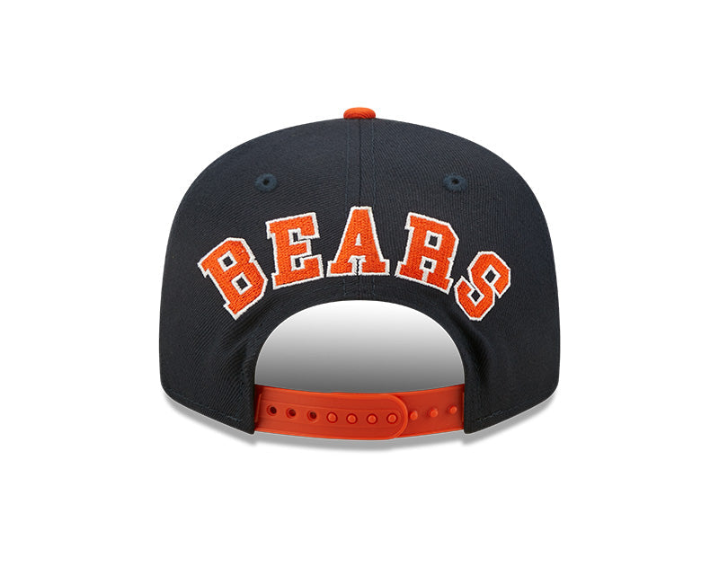 Chicago Bears Primary Logo New Era 2 Tone League Flawless 9FIFTY Snapback Hat product image 6, provided for visual reference