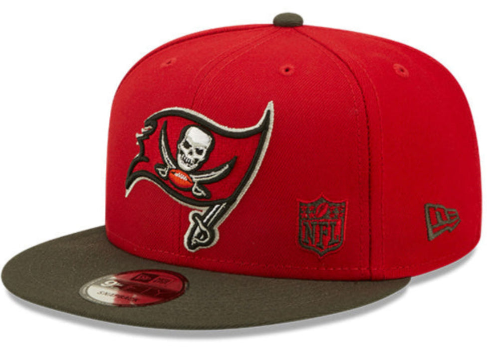 Tampa Bay Buccaneers New Era 2 Tone League Flawless 9FIFTY Snapback Hat product image 1, provided for visual reference and