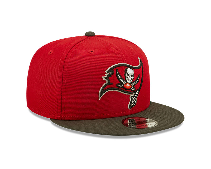 Tampa Bay Buccaneers New Era 2 Tone League Flawless 9FIFTY Snapback Hat product image 3, provided for visual reference and