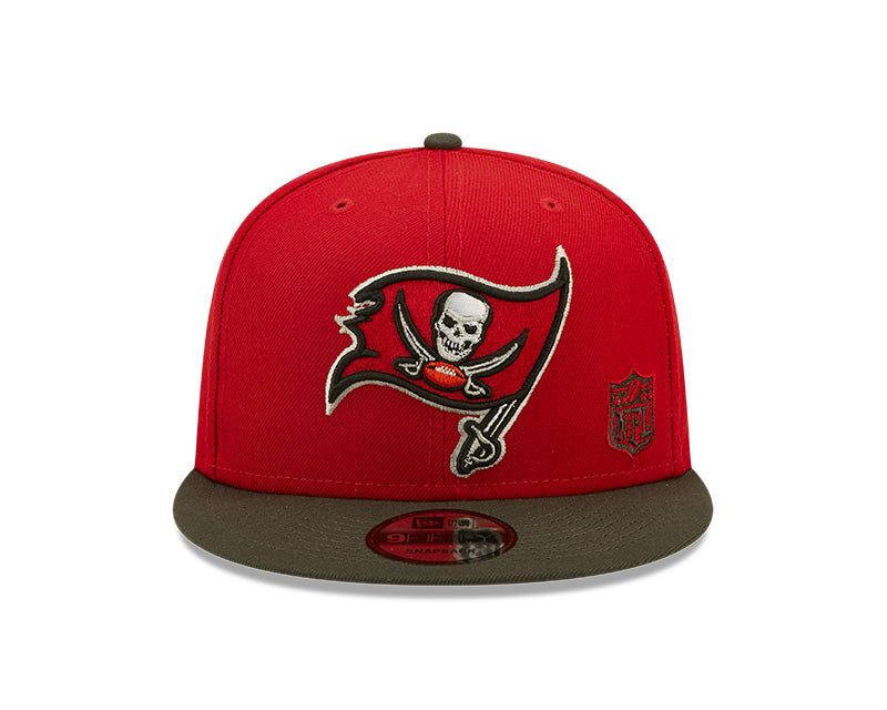 Tampa Bay Buccaneers New Era 2 Tone League Flawless 9FIFTY Snapback Hat product image 2, provided for visual reference and