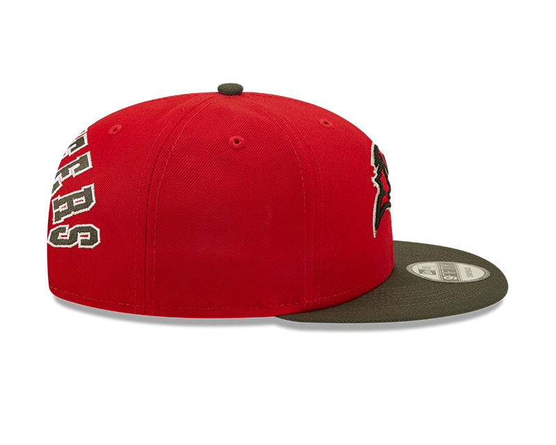 Tampa Bay Buccaneers New Era 2 Tone League Flawless 9FIFTY Snapback Hat product image 5, provided for visual reference and