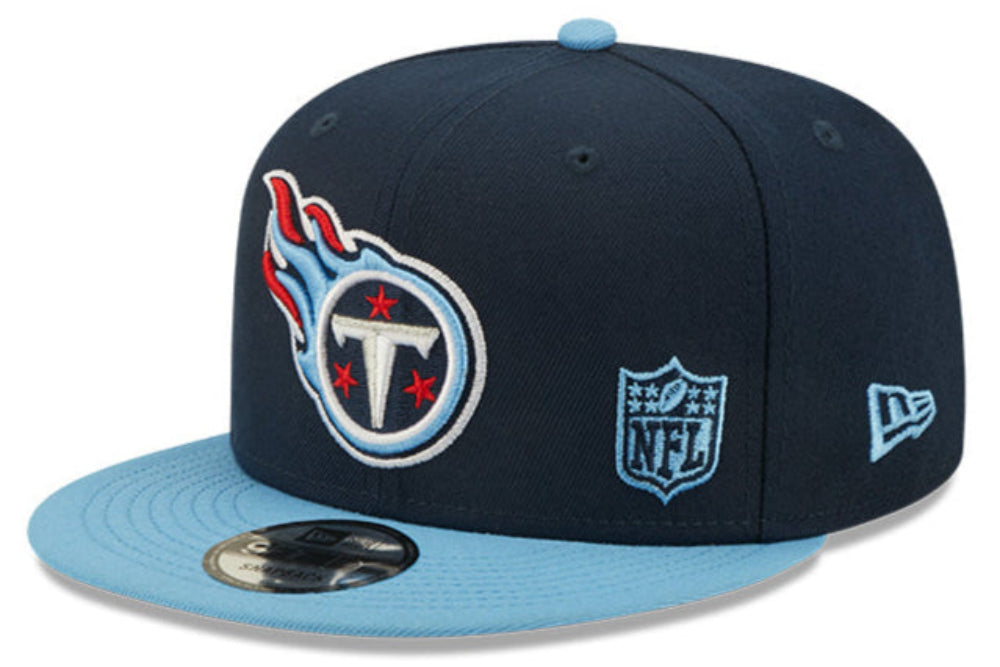 Tennessee Titans New Era 2 Tone League Flawless 9FIFTY Snapback Hat product image 1, provided for visual reference and