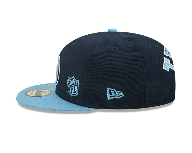 Tennessee Titans New Era 2 Tone League Flawless 9FIFTY Snapback Hat product image 4, provided for visual reference and