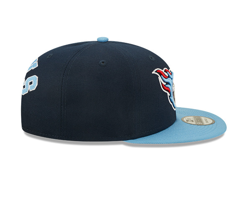 Tennessee Titans New Era 2 Tone League Flawless 9FIFTY Snapback Hat product image 5, provided for visual reference and