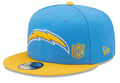 Los Angeles Chargers New Era 2 Tone League Flawless 9FIFTY Snapback Hat product image 1, provided for visual reference and