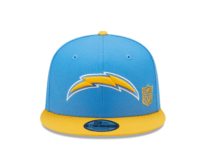 Los Angeles Chargers New Era 2 Tone League Flawless 9FIFTY Snapback Hat product image 2, provided for visual reference and