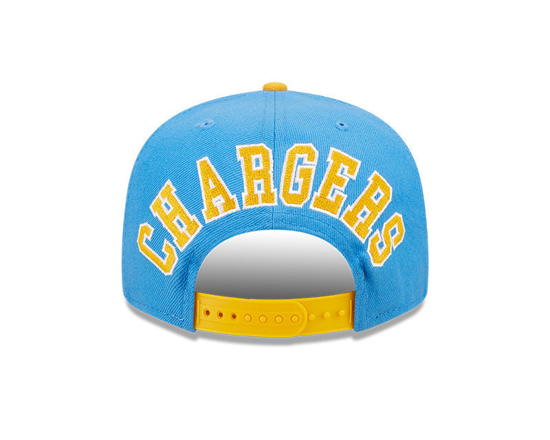 Los Angeles Chargers New Era 2 Tone League Flawless 9FIFTY Snapback Hat product image 4, provided for visual reference and