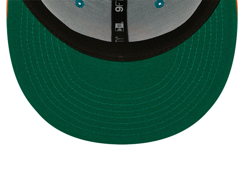 Miami Dolphins New Era 2 Tone League Flawless 9FIFTY Snapback Hat product image 7, provided for visual reference and product