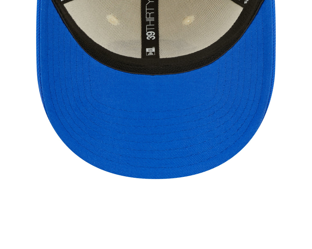 Los Angeles Rams New Era Cream/Blue 2022 Sideline 39THIRTY Flex Hat for Men product image 7, provided for visual reference