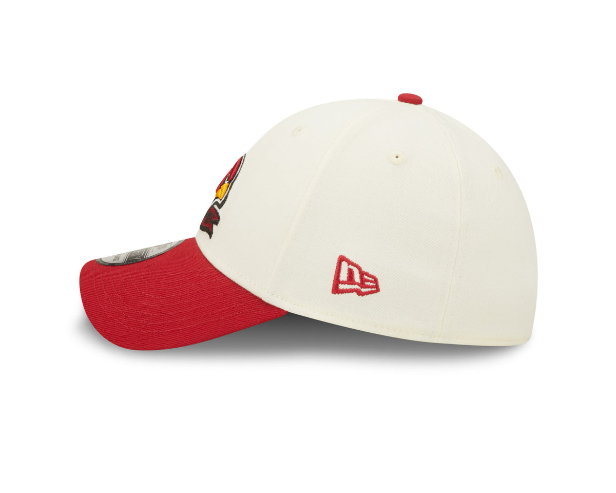 Arizona Cardinals New Era Cream/Red 2022 Sideline 39THIRTY Flex Hat for Men product image 5, provided for visual reference