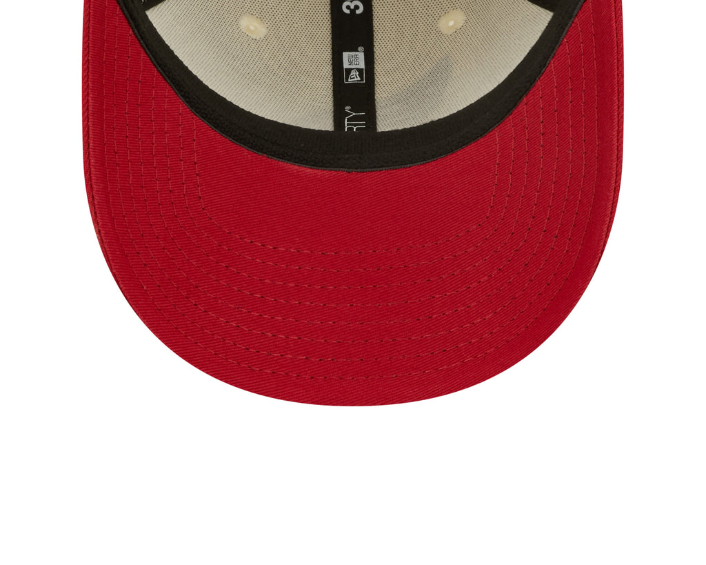 Arizona Cardinals New Era Cream/Red 2022 Sideline 39THIRTY Flex Hat for Men product image 7, provided for visual reference