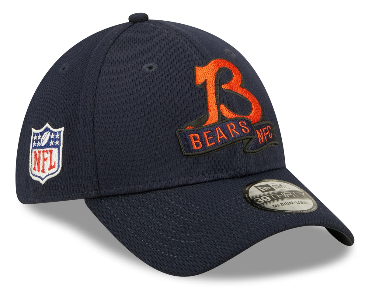 Chicago Bears"B" Logo New Era Navy 2022 Sideline Coaches 39THIRTY Flex Hat for Men product image 1, provided for visual