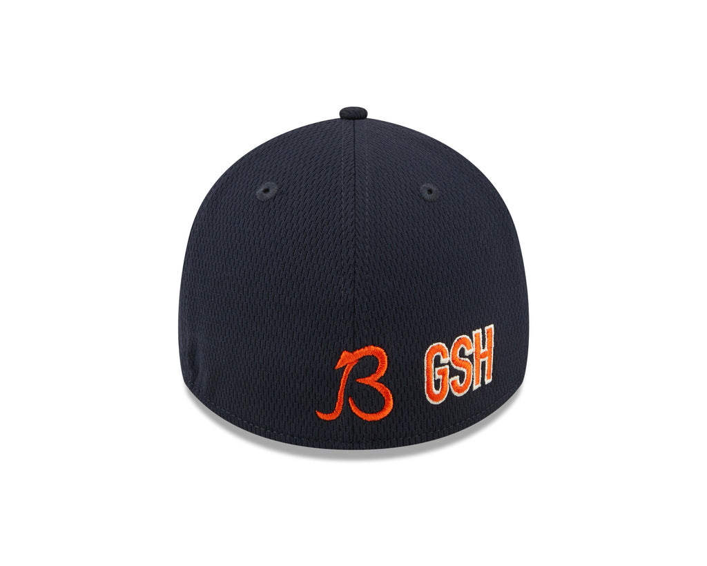 Chicago Bears"B" Logo New Era Navy 2022 Sideline Coaches 39THIRTY Flex Hat for Men product image 6, provided for visual