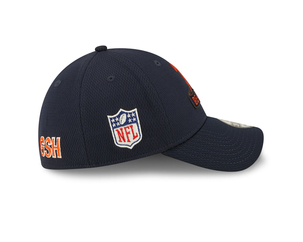 Chicago Bears"B" Logo New Era Navy 2022 Sideline Coaches 39THIRTY Flex Hat for Men product image 4, provided for visual