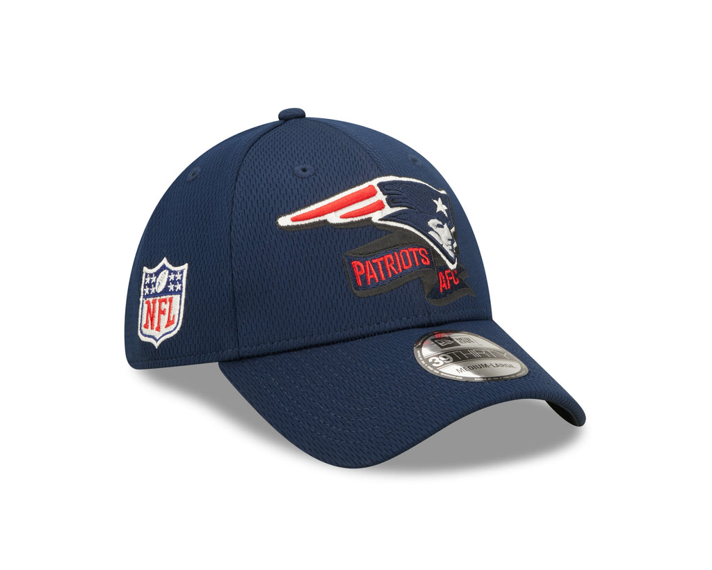 New England Patriots New Era Navy 2022 Sideline Coaches 39THIRTY Flex Hat for Men product image 2, provided for visual