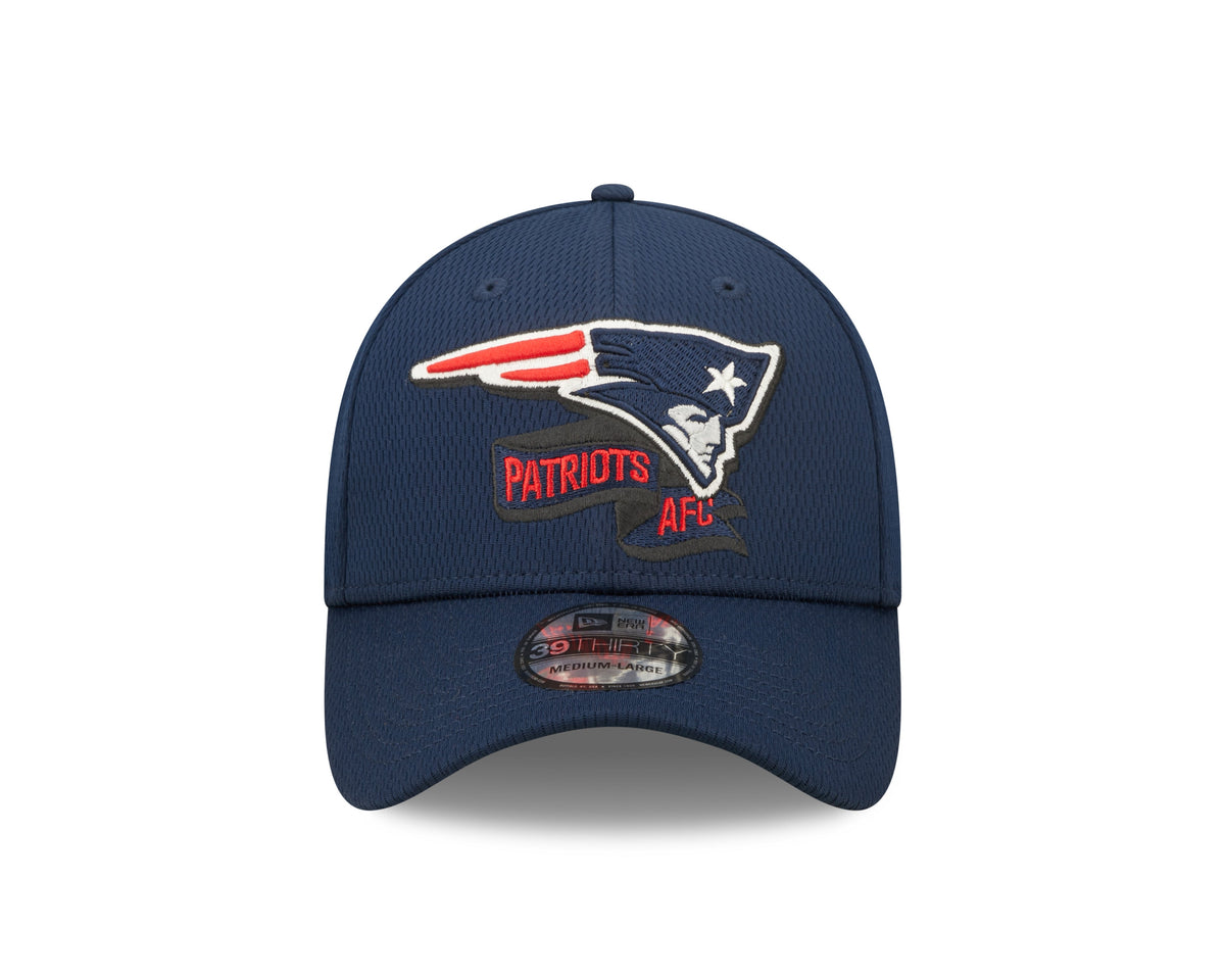 New England Patriots New Era Navy 2022 Sideline Coaches 39THIRTY Flex Hat for Men product image 3, provided for visual