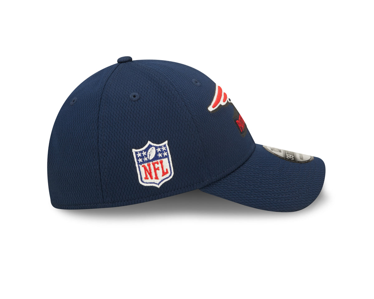 New England Patriots New Era Navy 2022 Sideline Coaches 39THIRTY Flex Hat for Men product image 5, provided for visual