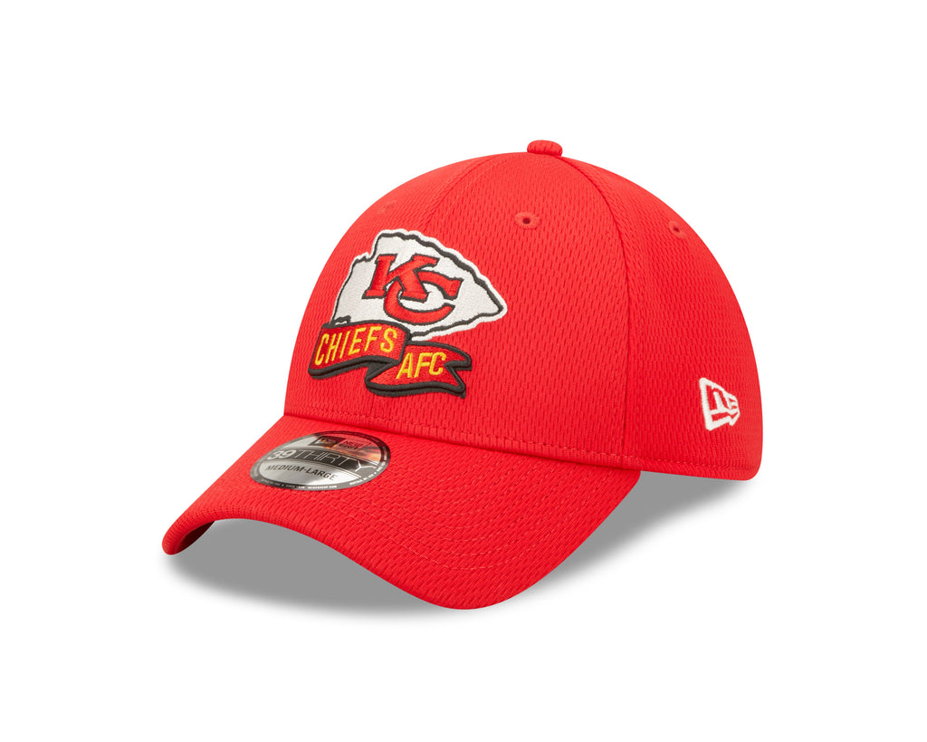 Kansas City Chiefs New Era Red 2022 Sideline Coaches 39THIRTY Flex Hat for Men product image 3, provided for visual