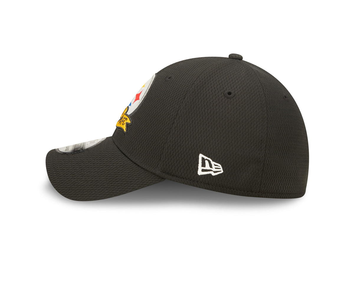 Pittsburgh Steelers New Era Black 2022 Sideline Coaches 39THIRTY Flex Hat for Men product image 5, provided for visual