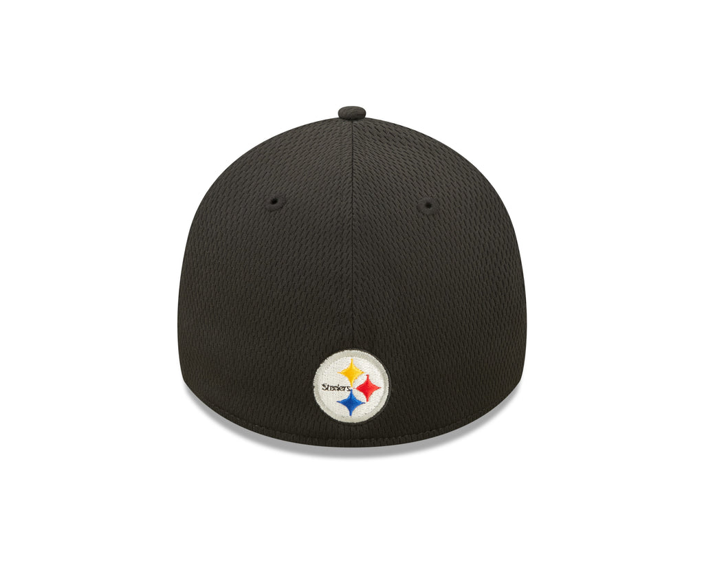 Pittsburgh Steelers New Era Black 2022 Sideline Coaches 39THIRTY Flex Hat for Men product image 6, provided for visual