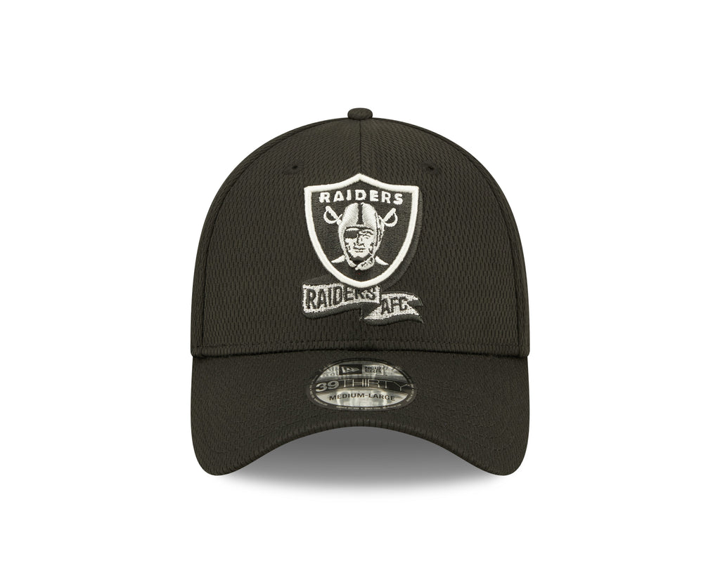 Las Vegas Raiders New Era Black 2022 Sideline Coaches 39THIRTY Flex Hat for Men product image 3, provided for visual