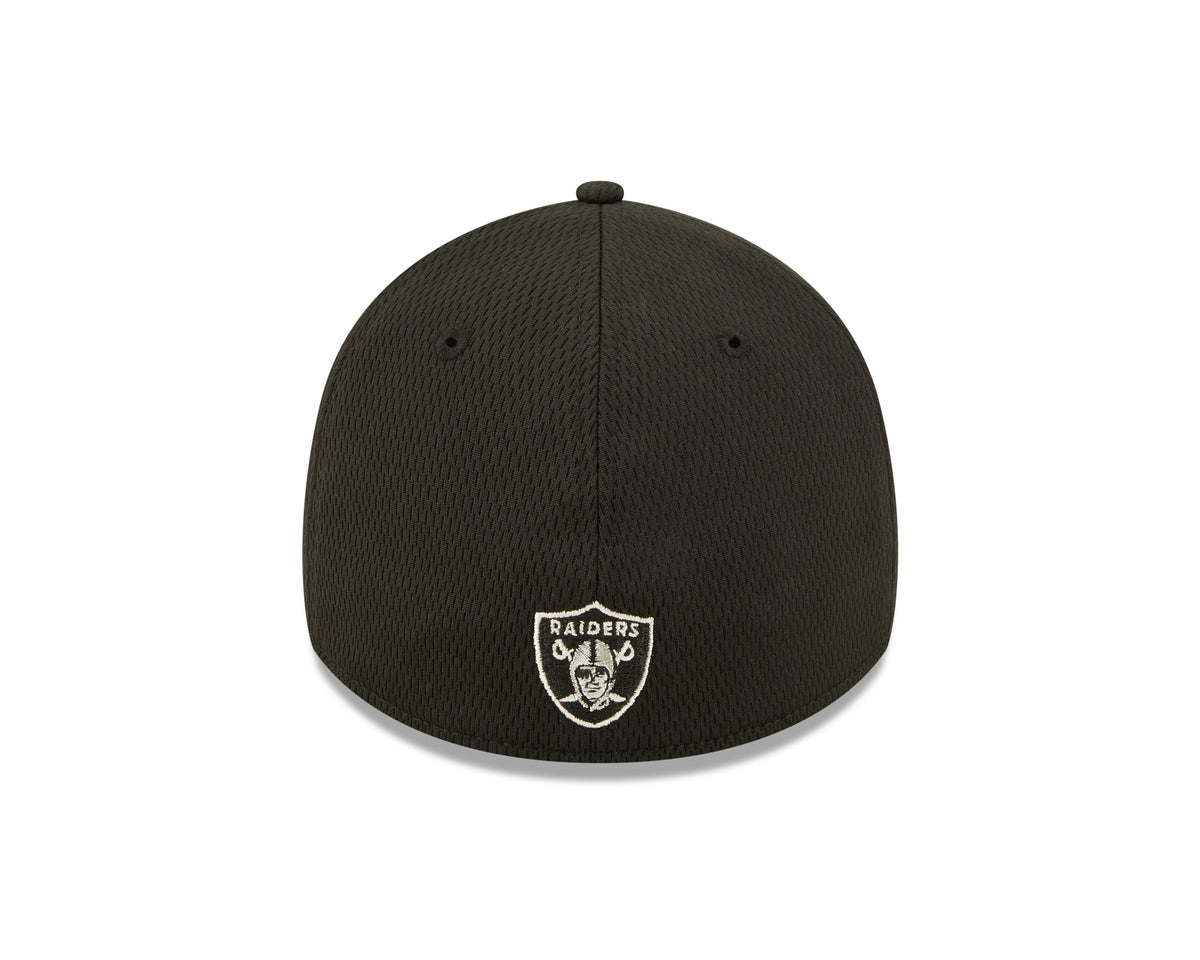 Las Vegas Raiders New Era Black 2022 Sideline Coaches 39THIRTY Flex Hat for Men product image 7, provided for visual