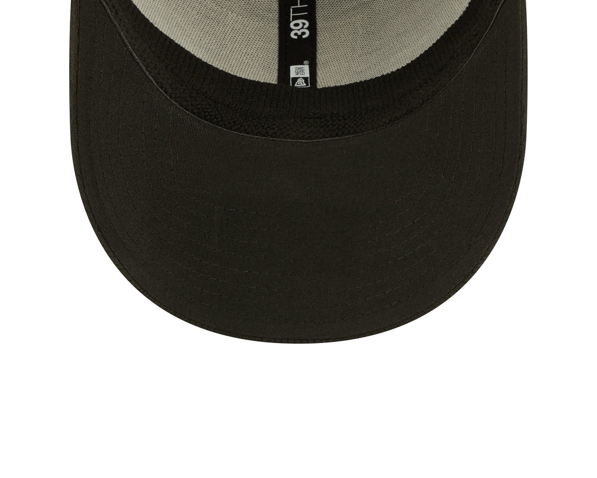 Las Vegas Raiders New Era Black 2022 Sideline Coaches 39THIRTY Flex Hat for Men product image 8, provided for visual